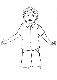 Jesse with arms out to side